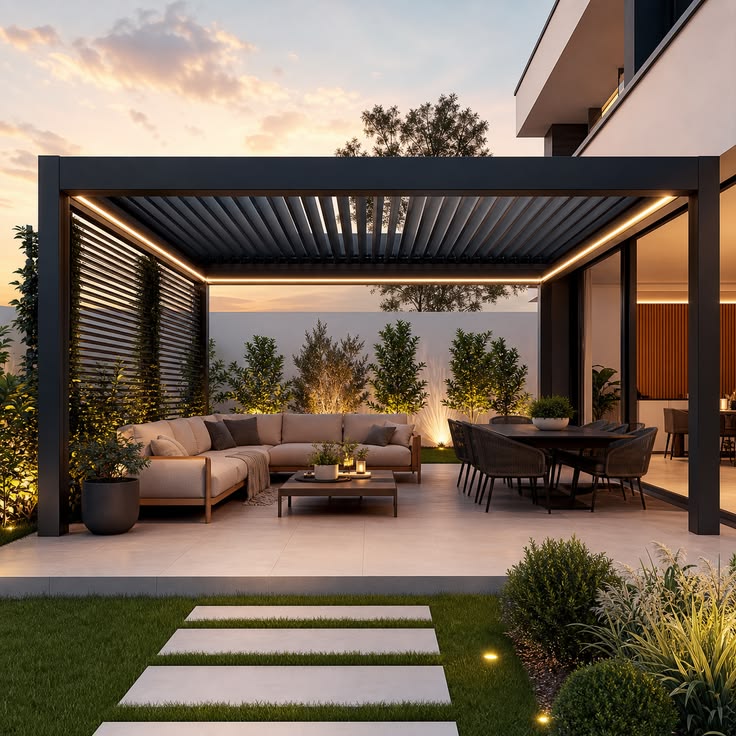 Pérgola profesional para terraza o jardín en Guatemala